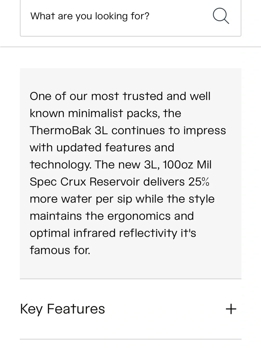 Camelbak high capacity
